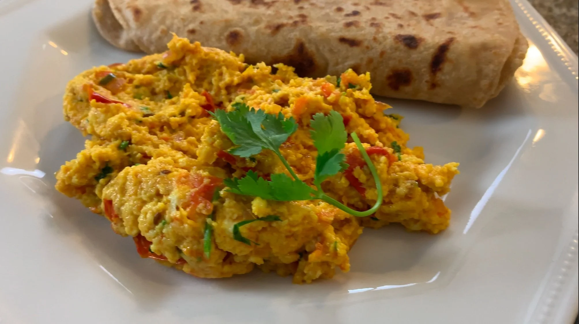Paneer Bhurji - Scrambled Indian Cottage Cheese