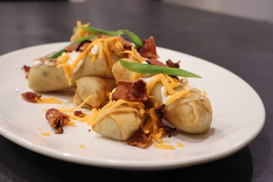 Super Crispy Mashed Potato Spring Rolls Recipe