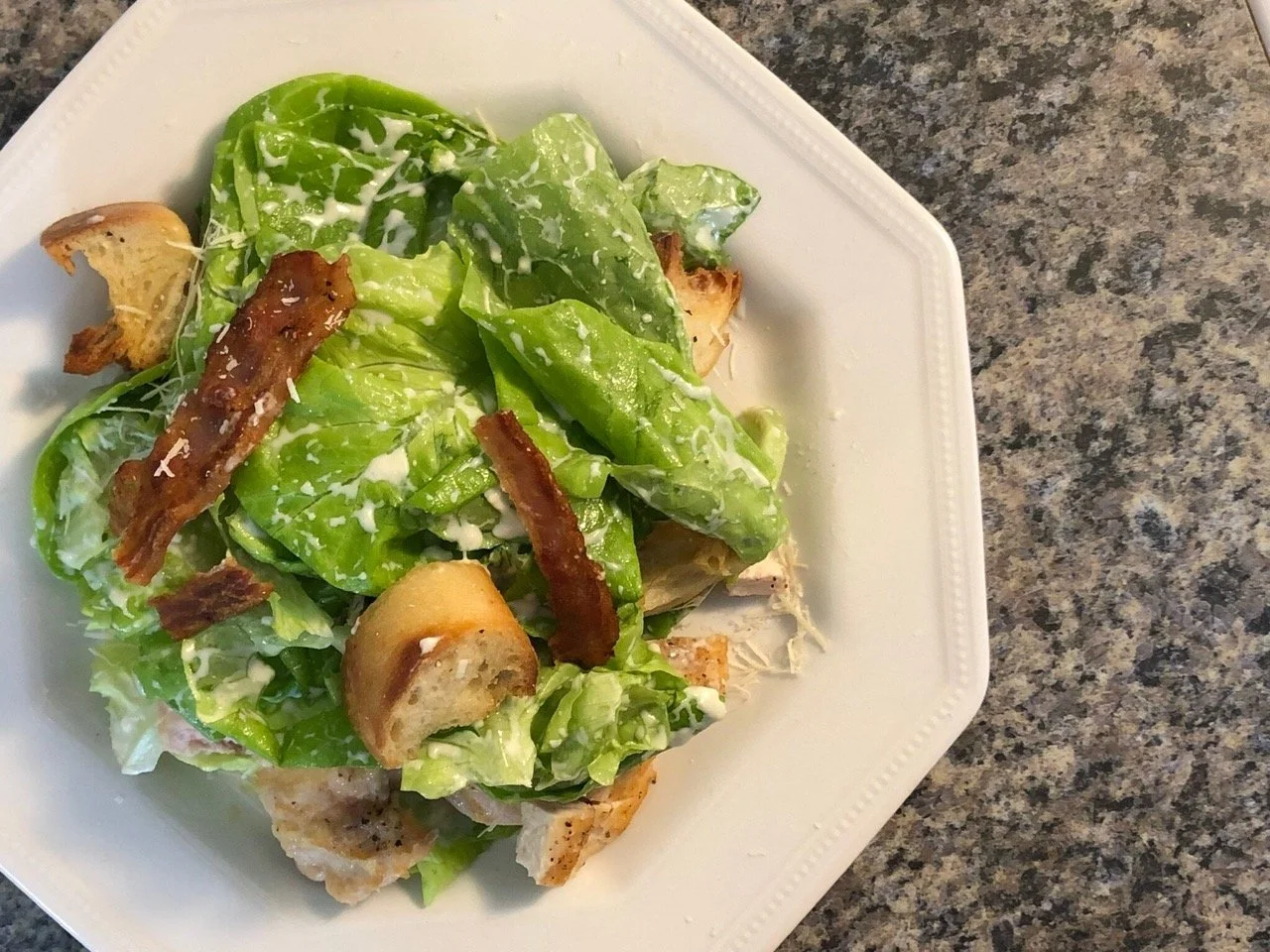 Healthy Grilled Chicken Caesar Salad Recipe