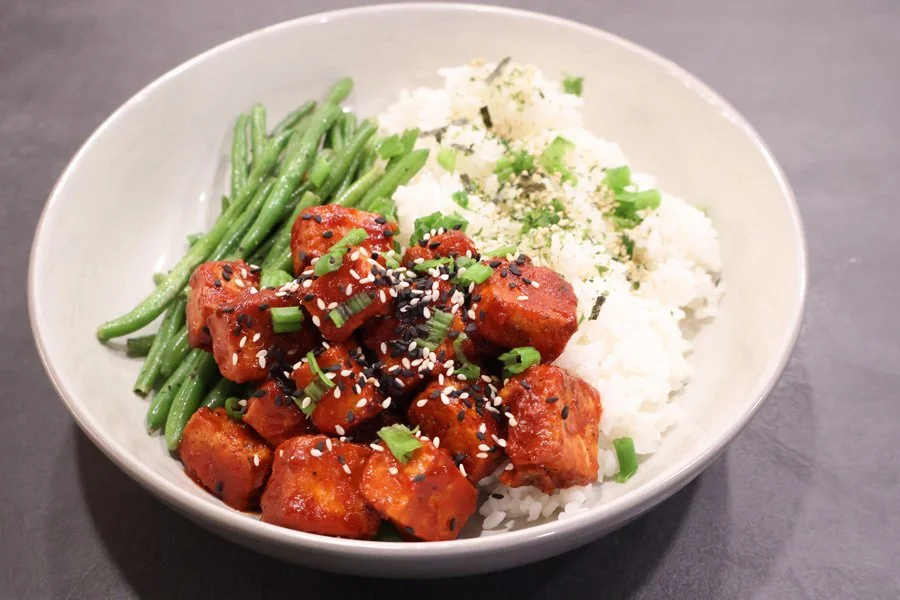Crispy Air Fryer Tofu Recipe (Korean Style)