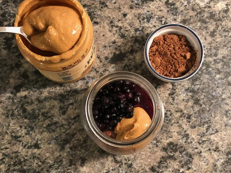 Chocolate Peanut Butter Overnight Oats Recipe