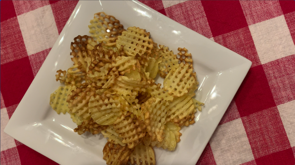 Homemade ChickFilA Waffle Fries in the Air Fryer Waffle Fries From