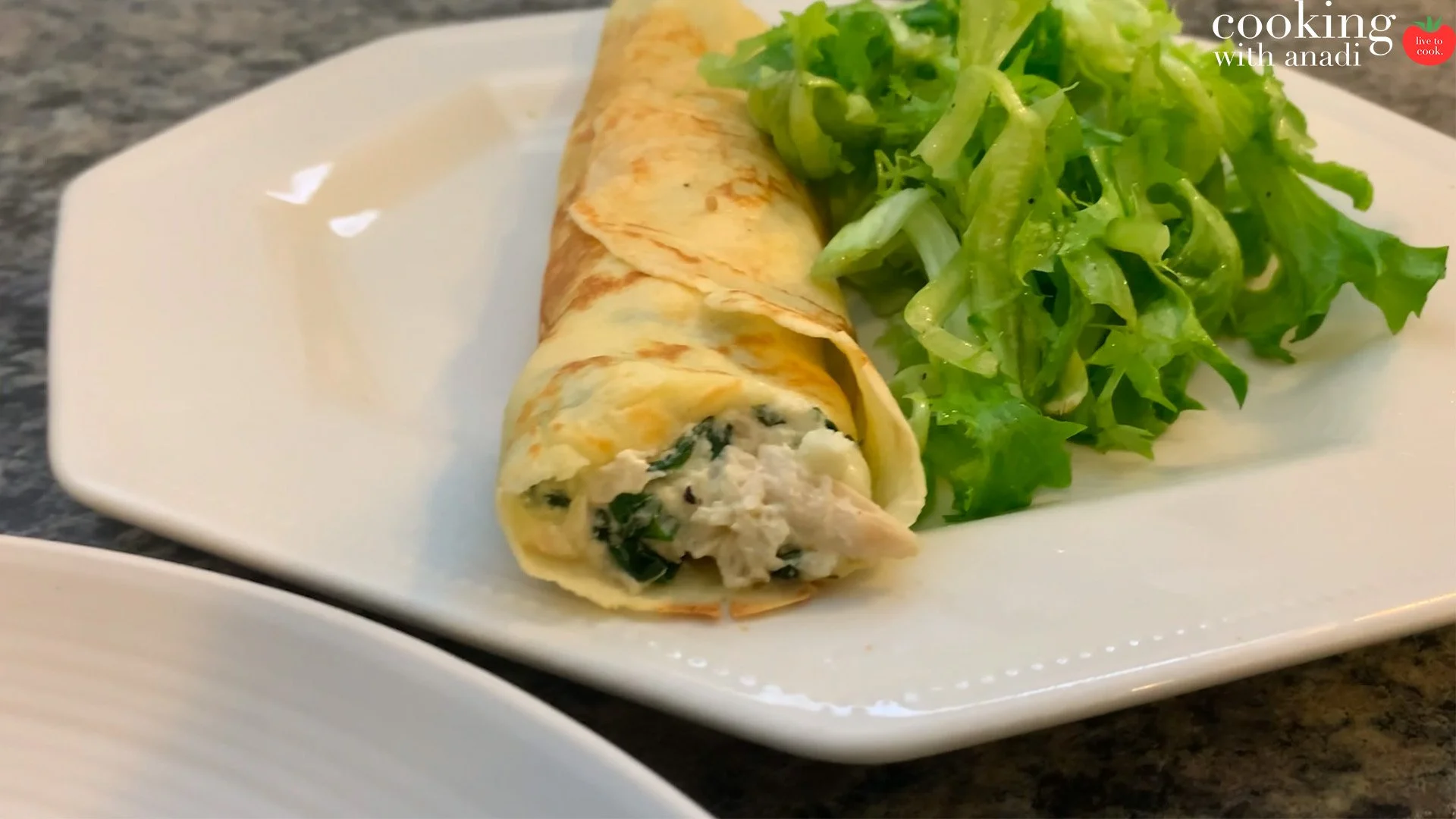 chicken cheese crepes