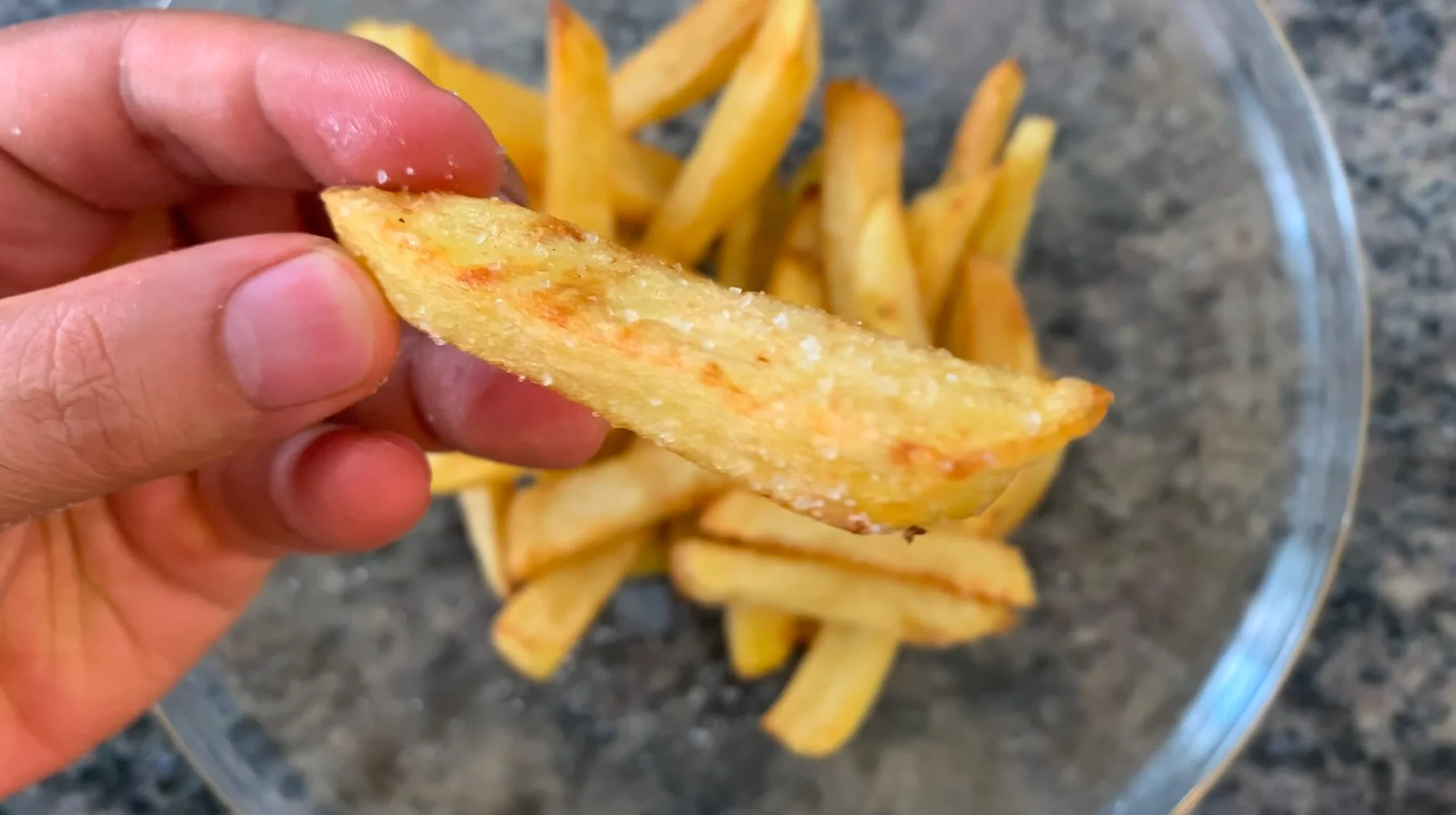 restaurant style deep fried french fries