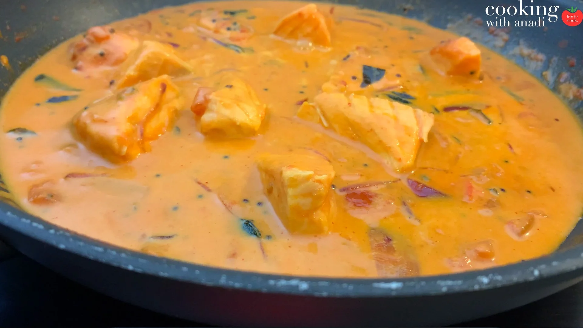coconut milk salmon curry