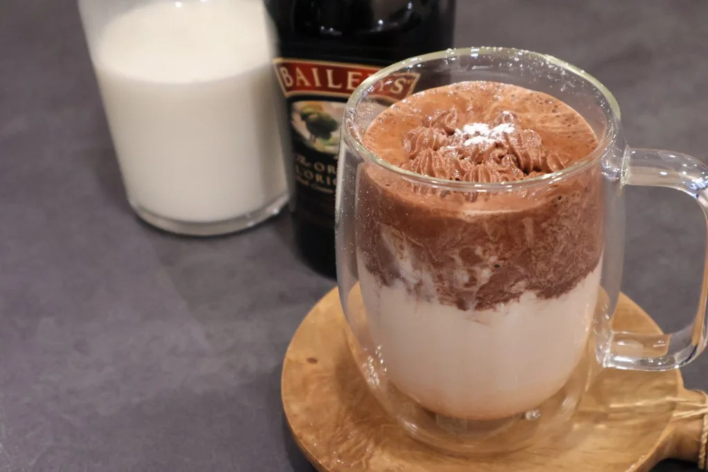 baileys whipped hot chocolate