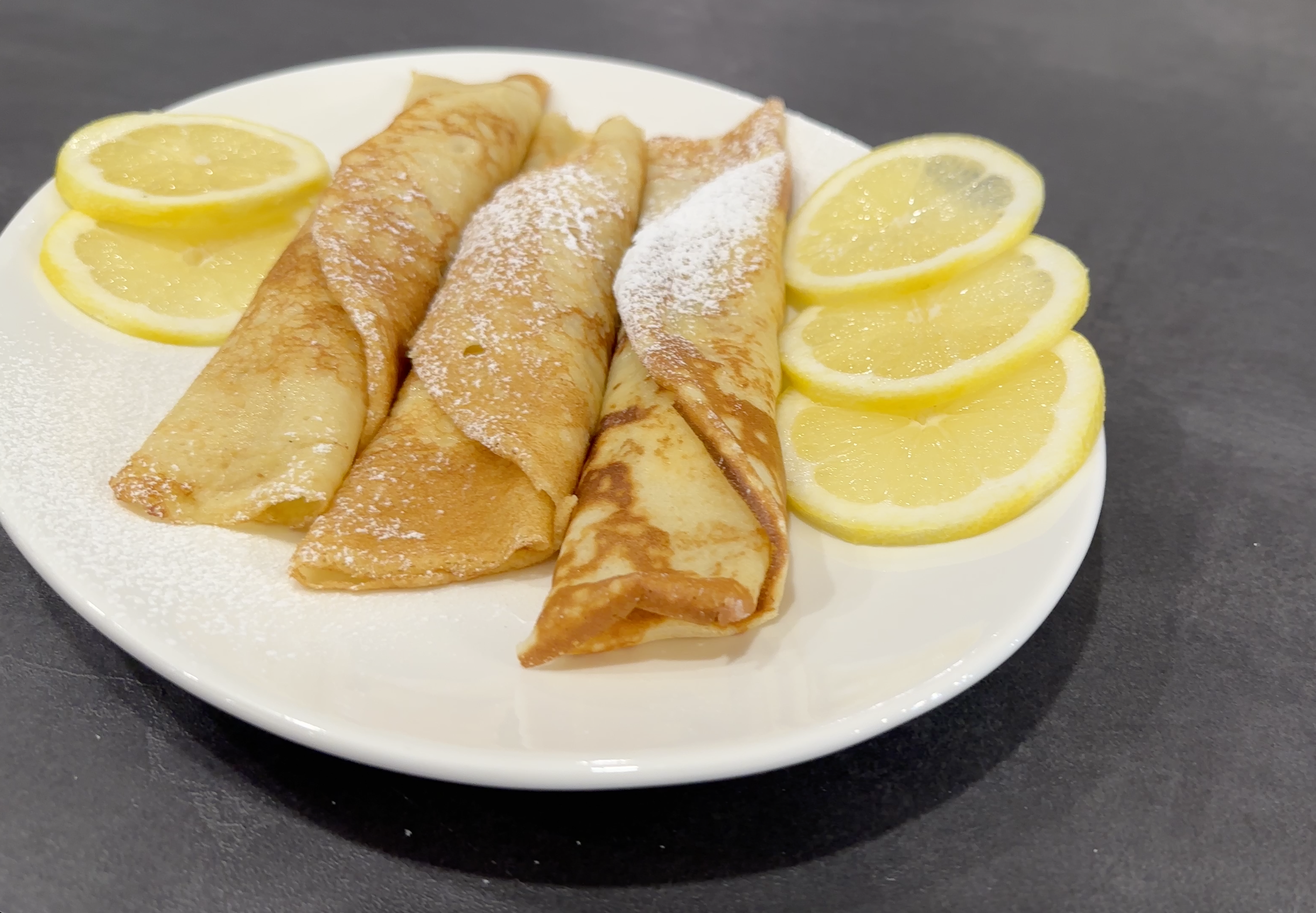 Crepes with Lemon & Sugar - FeelGoodFoodie