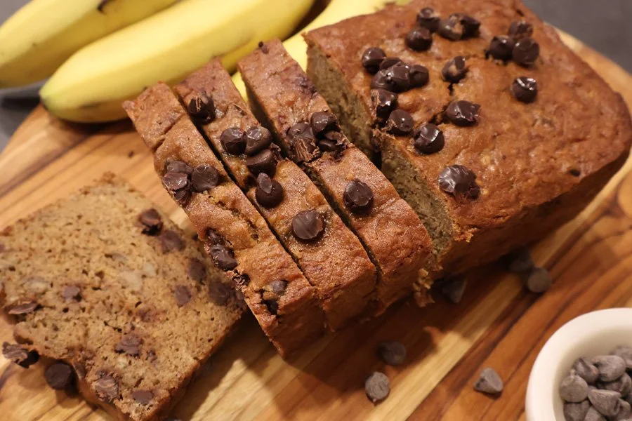 gingerbread chocolate chip banana bread