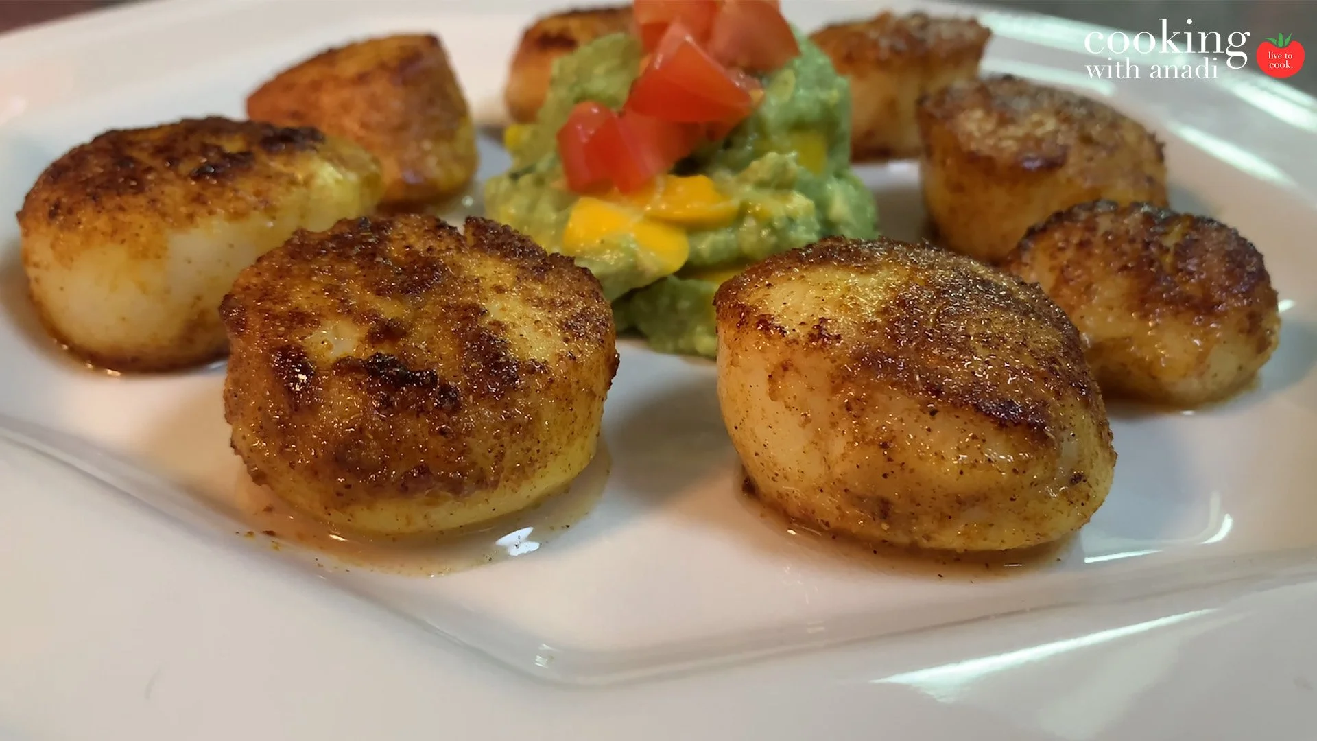 curried scallops