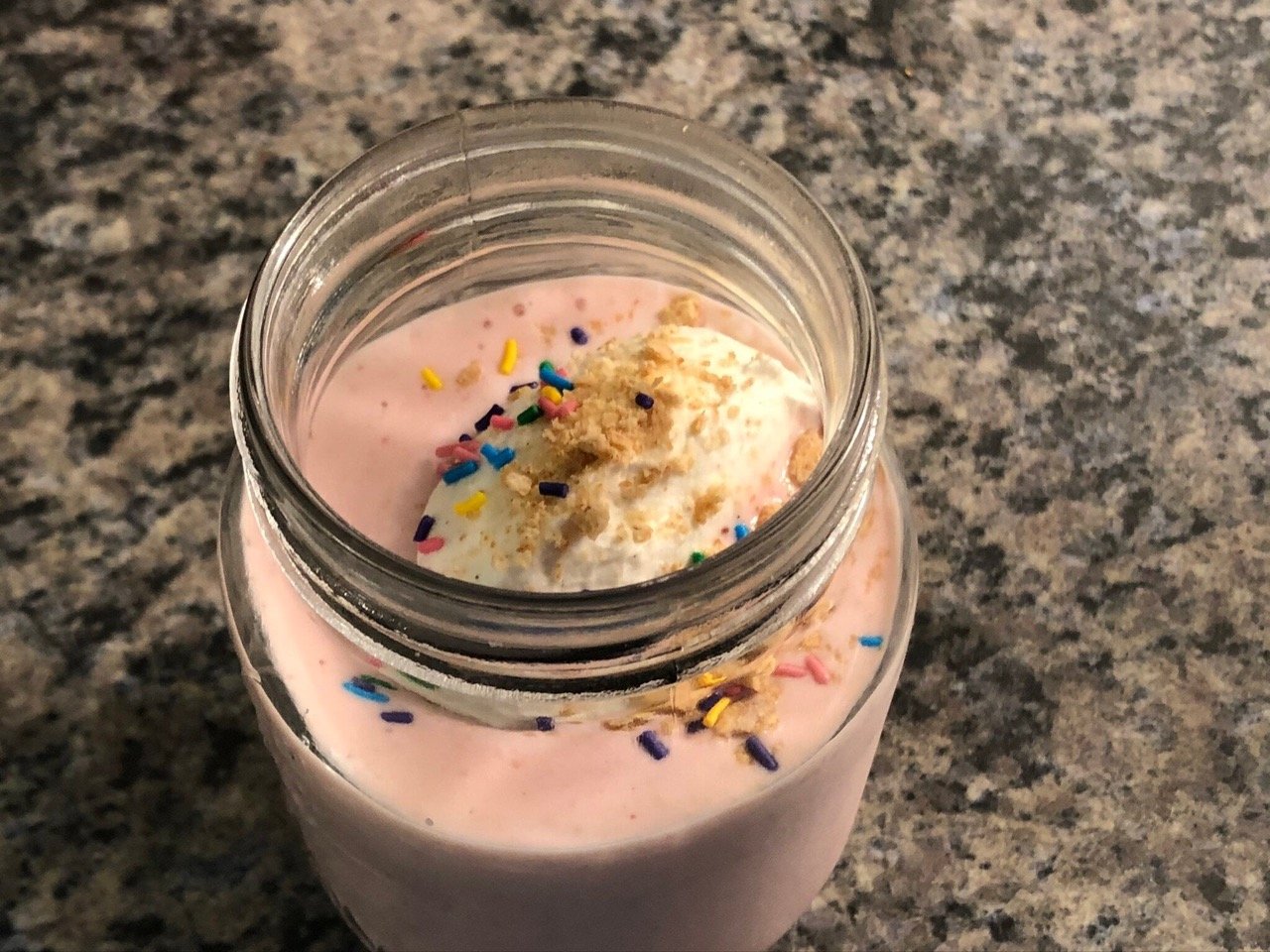 picture of strawberry cheesecake smoothie