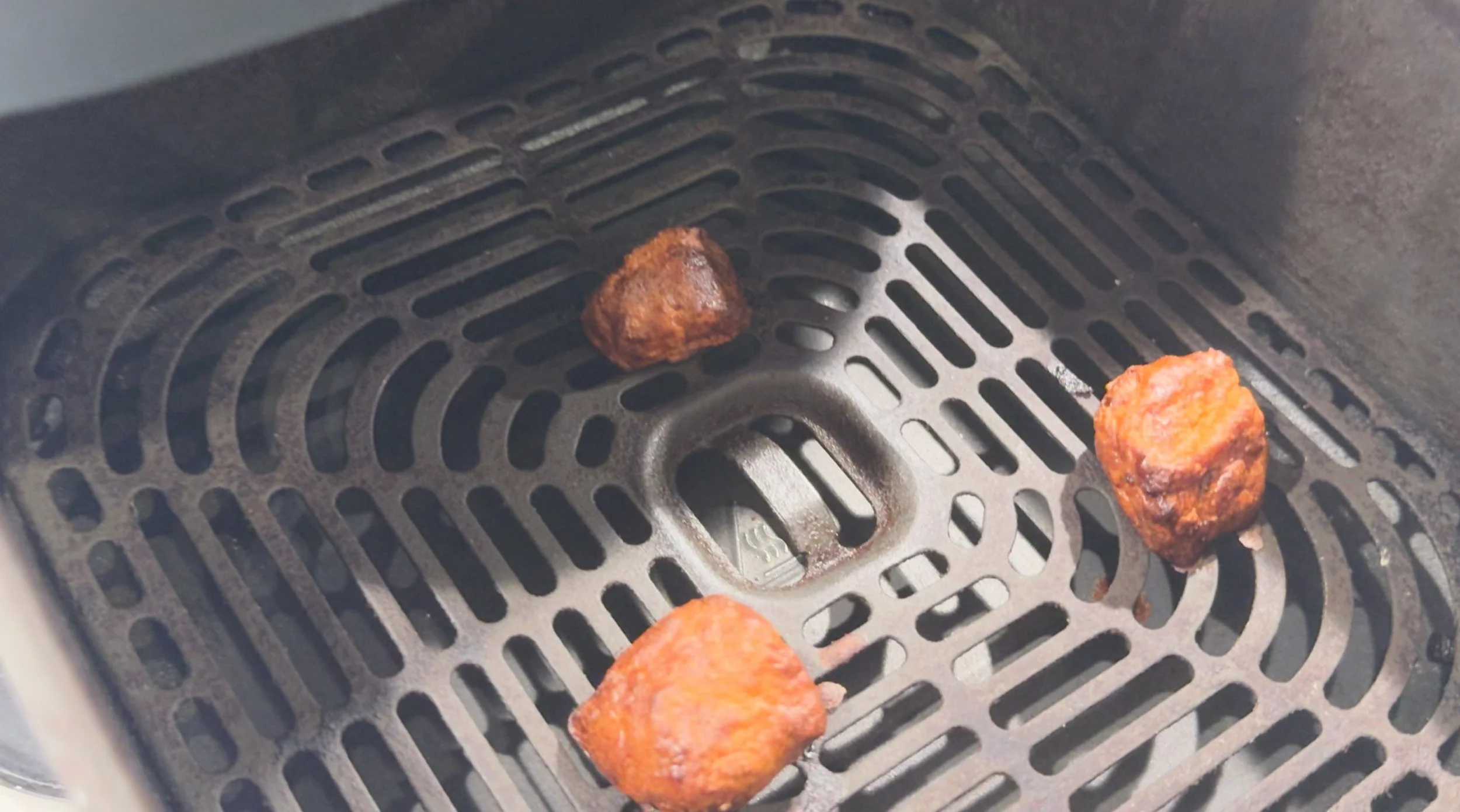 burnt air fryer chilli paneer