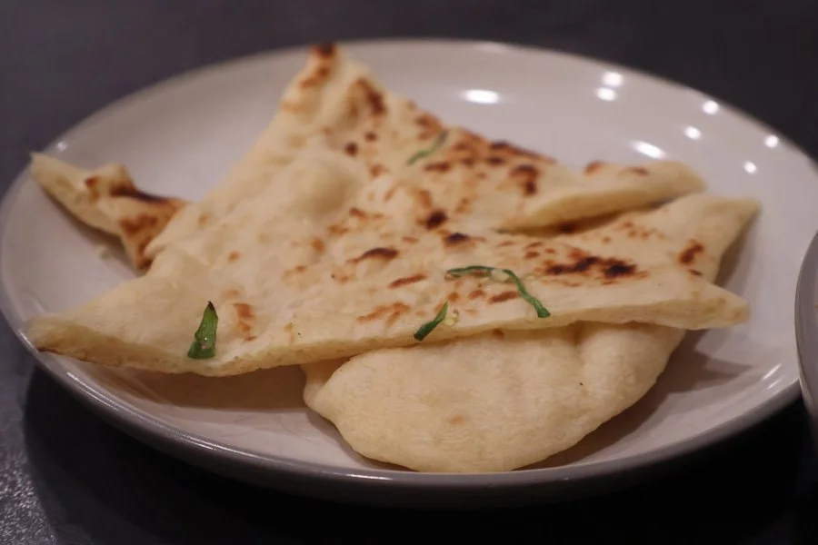 photo of homemade tandoori naan