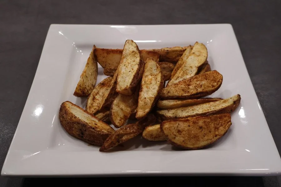 air fryer cajun potato wedges photo