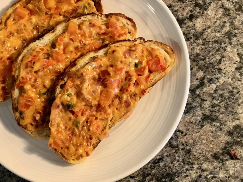 spicy masala cheese toast picture