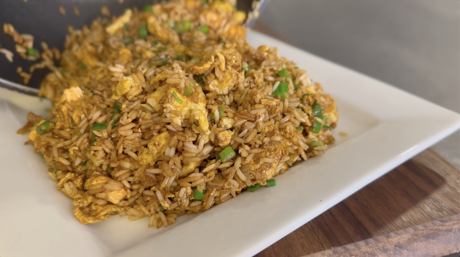 Super Simple Chinese Egg Fried Rice (20 mins recipe!) — Cooking with Anadi