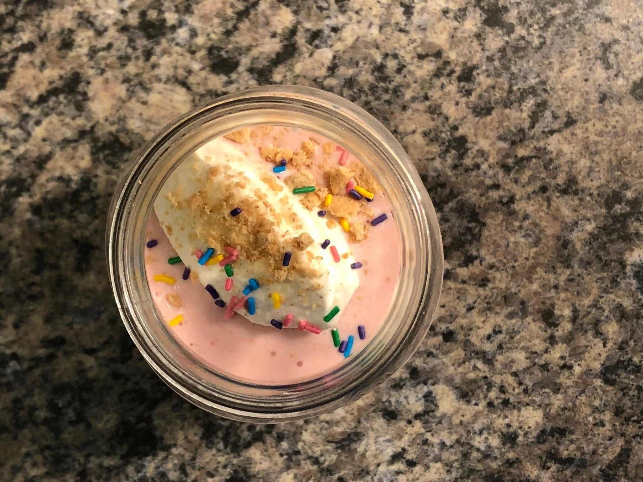 image of strawberry cheesecake smoothie