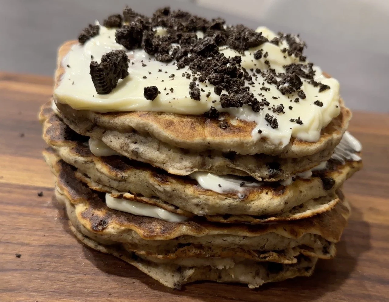 gluten-free double stuf oreo pancakes