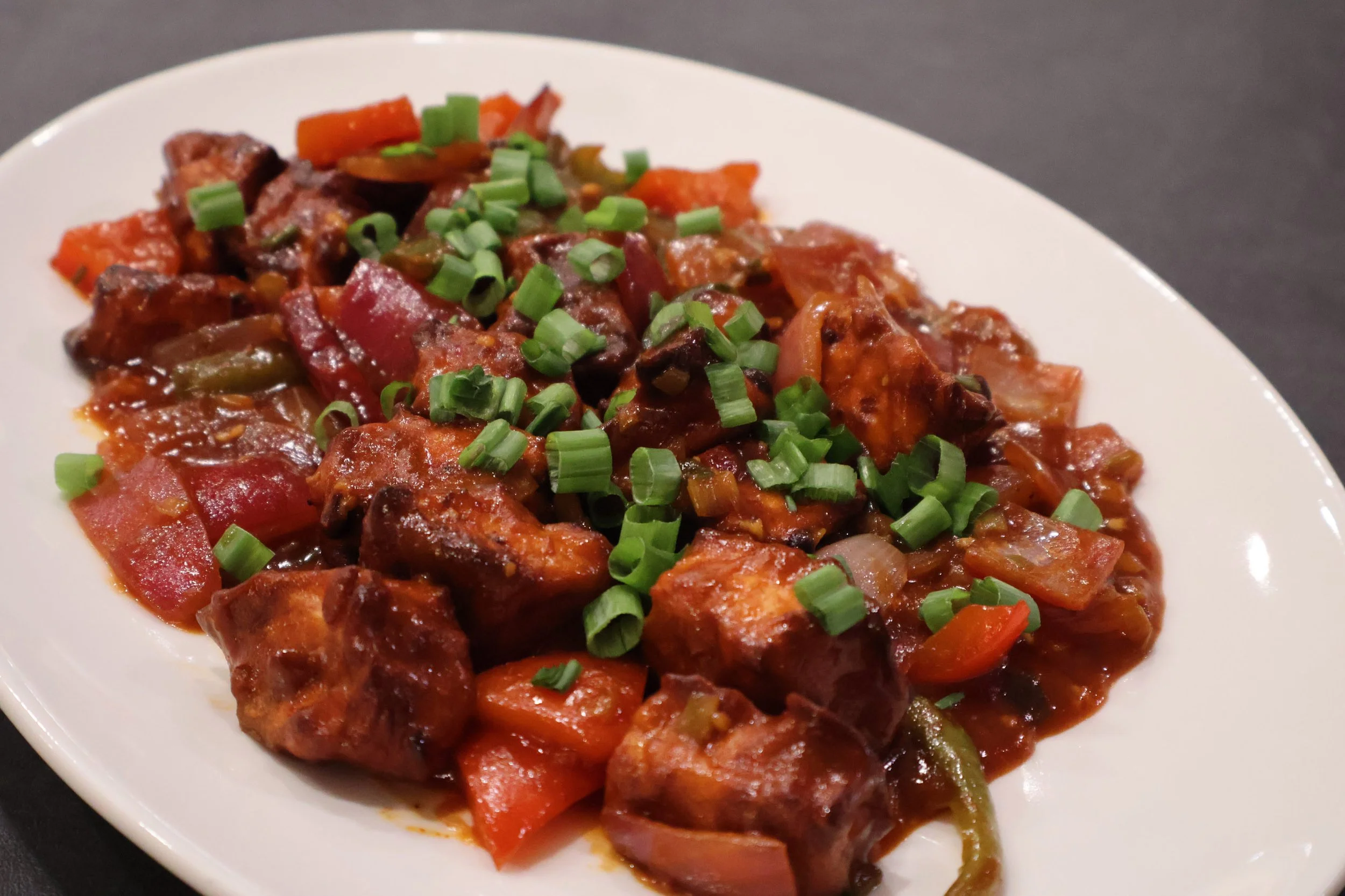 image of air fryer chilli paneer
