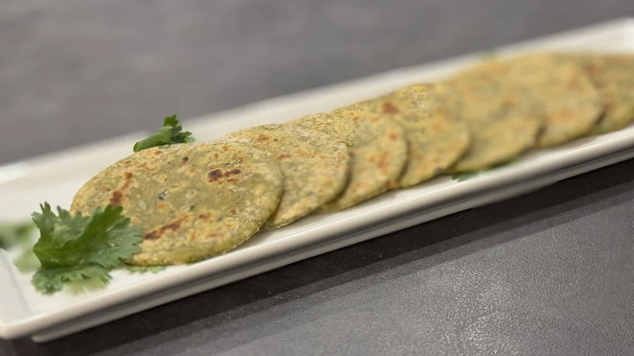 broccoli cheddar paratha