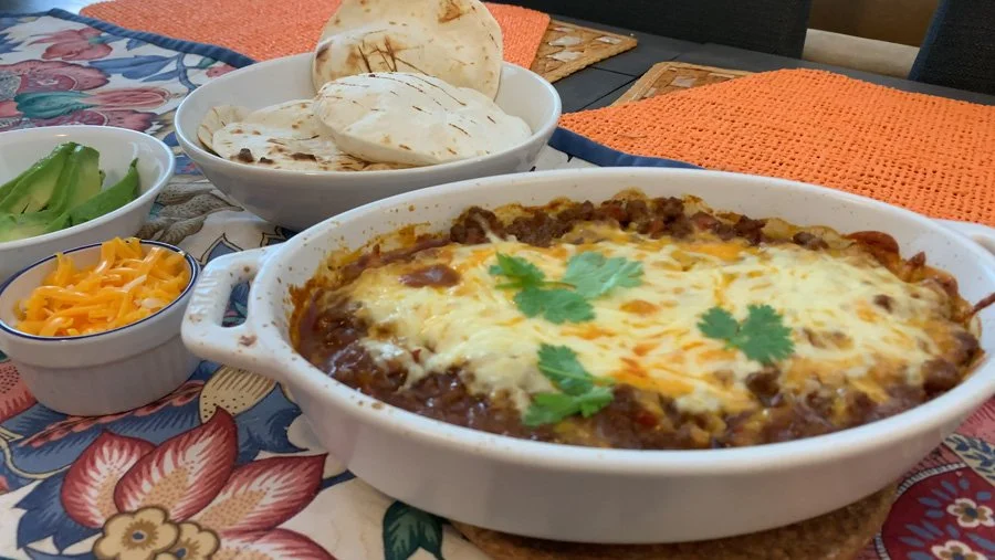 photo of taco casserole