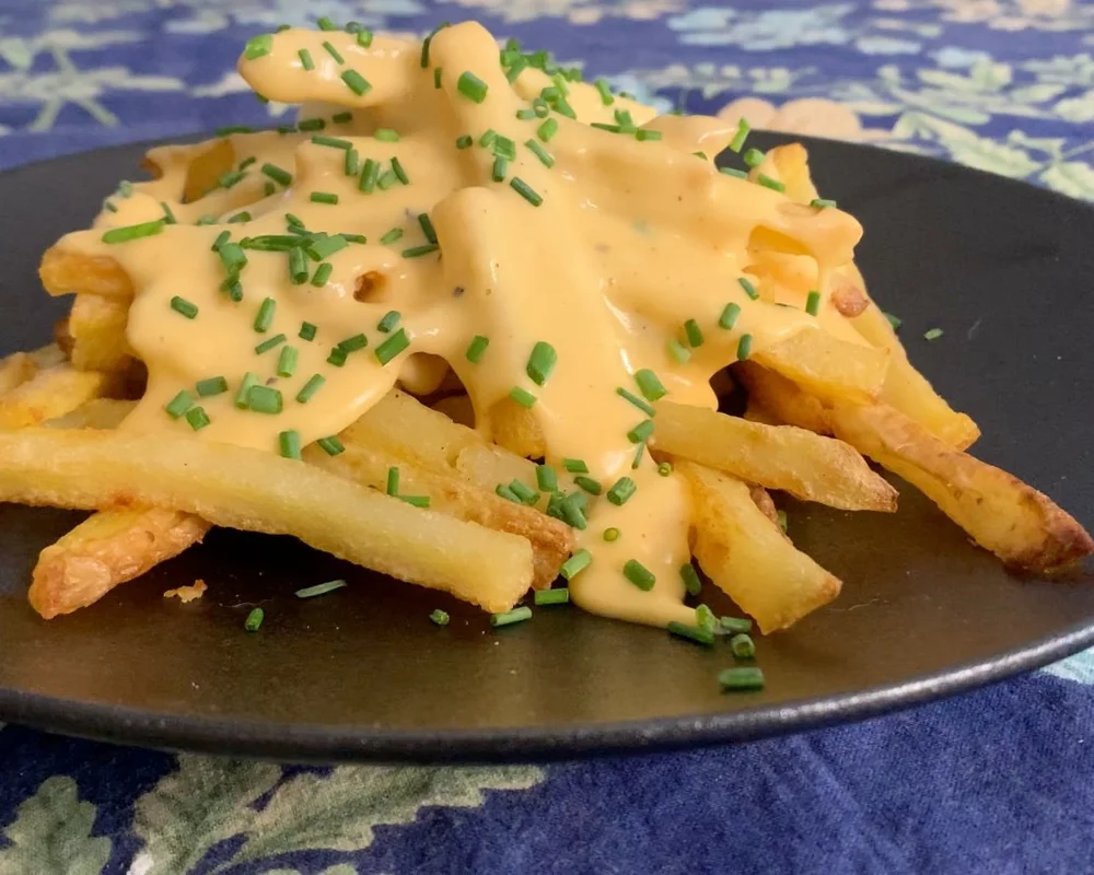 Extremely Cheesy French Fries Loaded Baked Cheese Fries Recipe