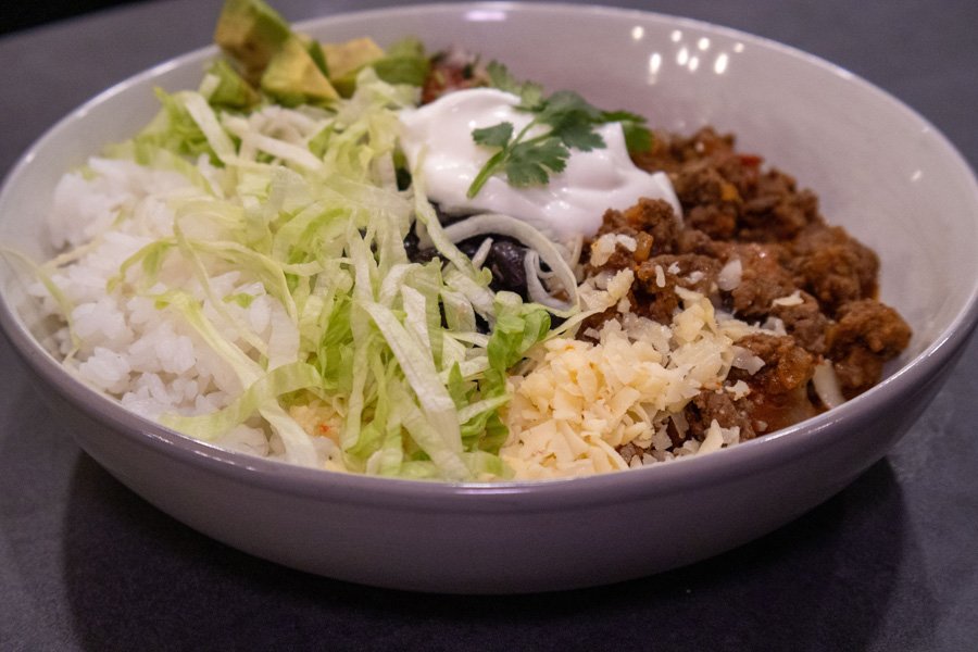 beef burrito bowl