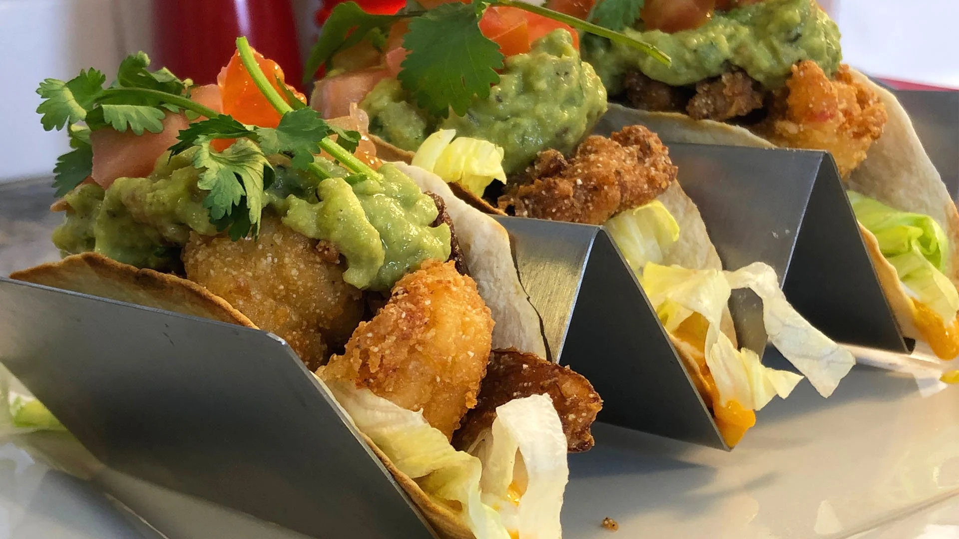 chicken and shrimp tacos