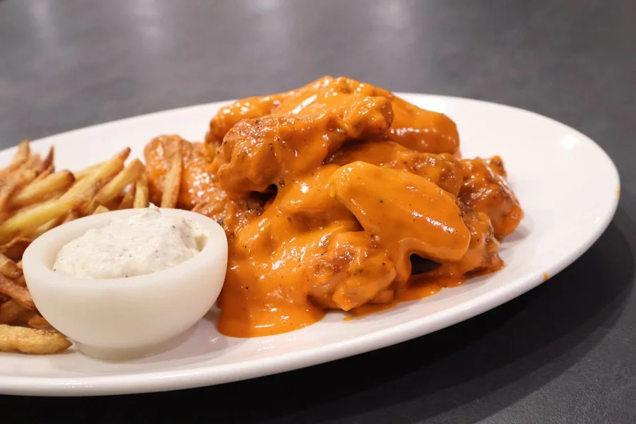 air fryer buffalo wings picture