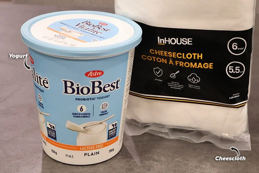 ingredients for hung curd