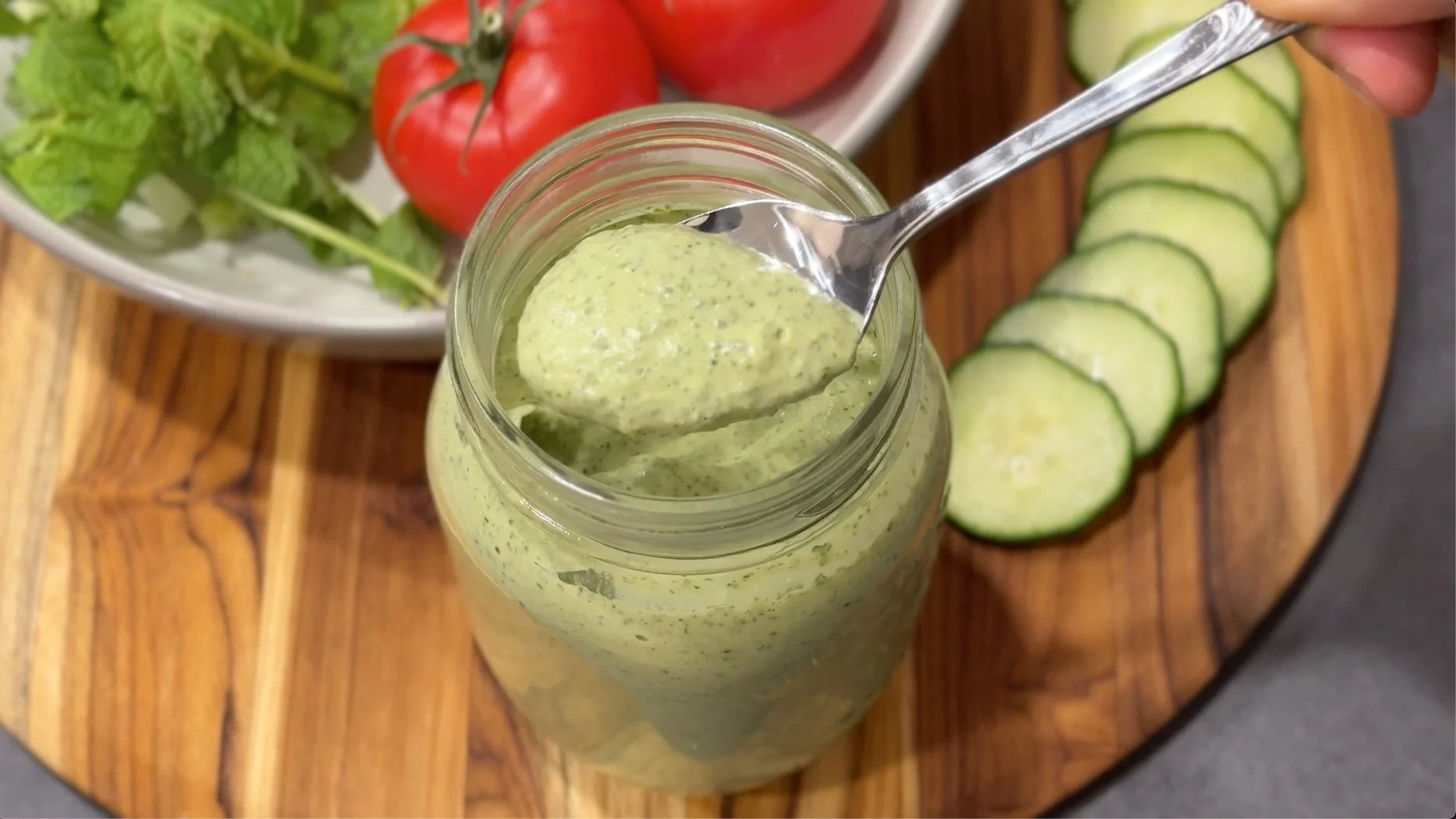 fresh green goddess sauce