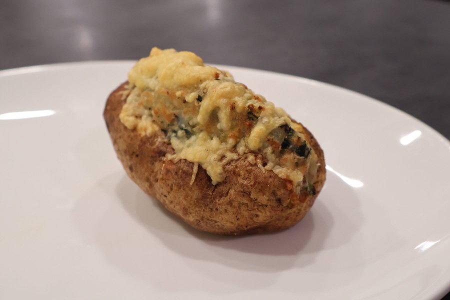 irish style twice baked potatoes image