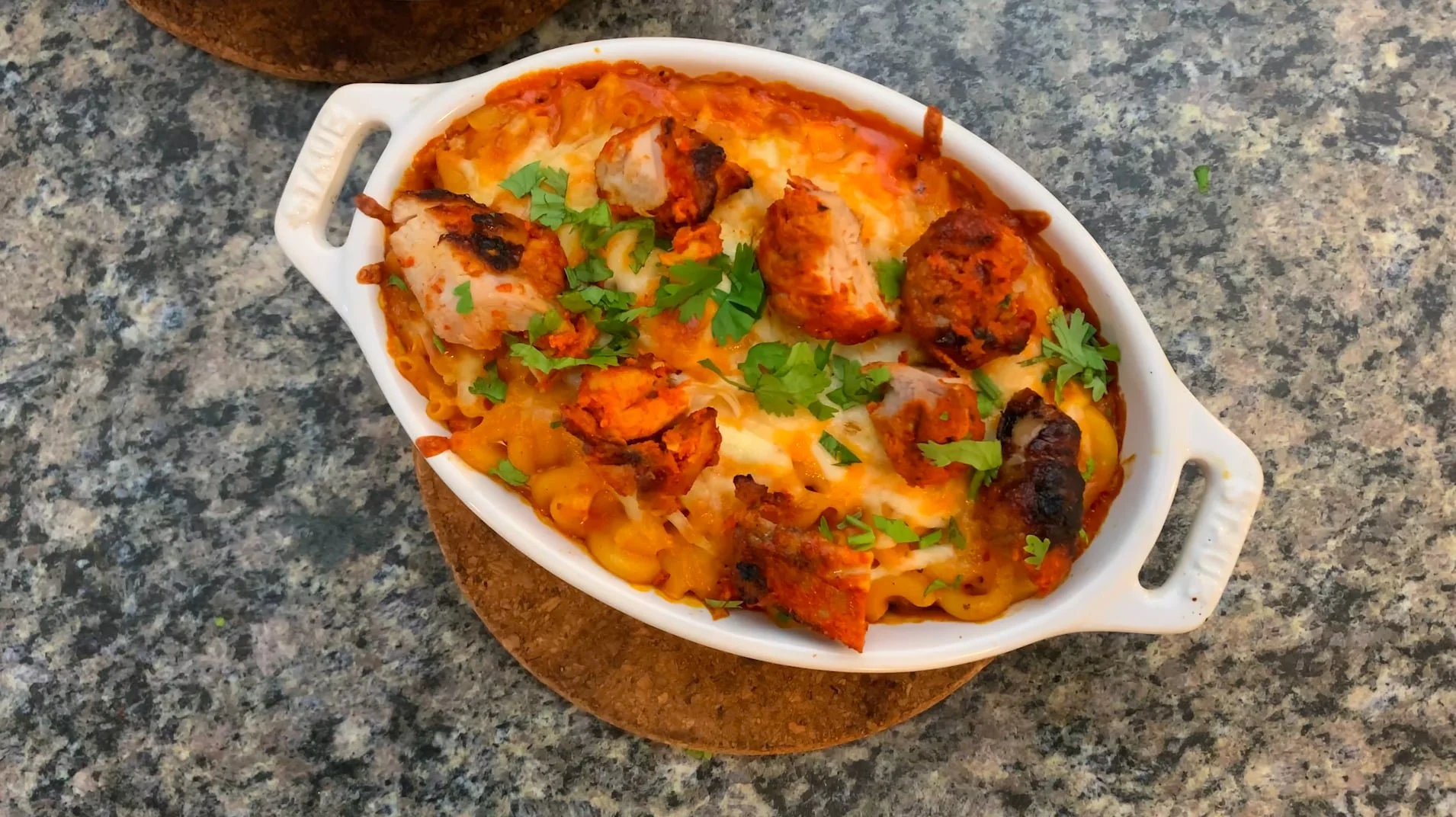 butter chicken mac and cheese