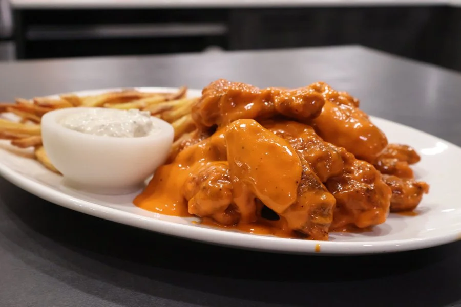 photo of air fryer buffalo wings