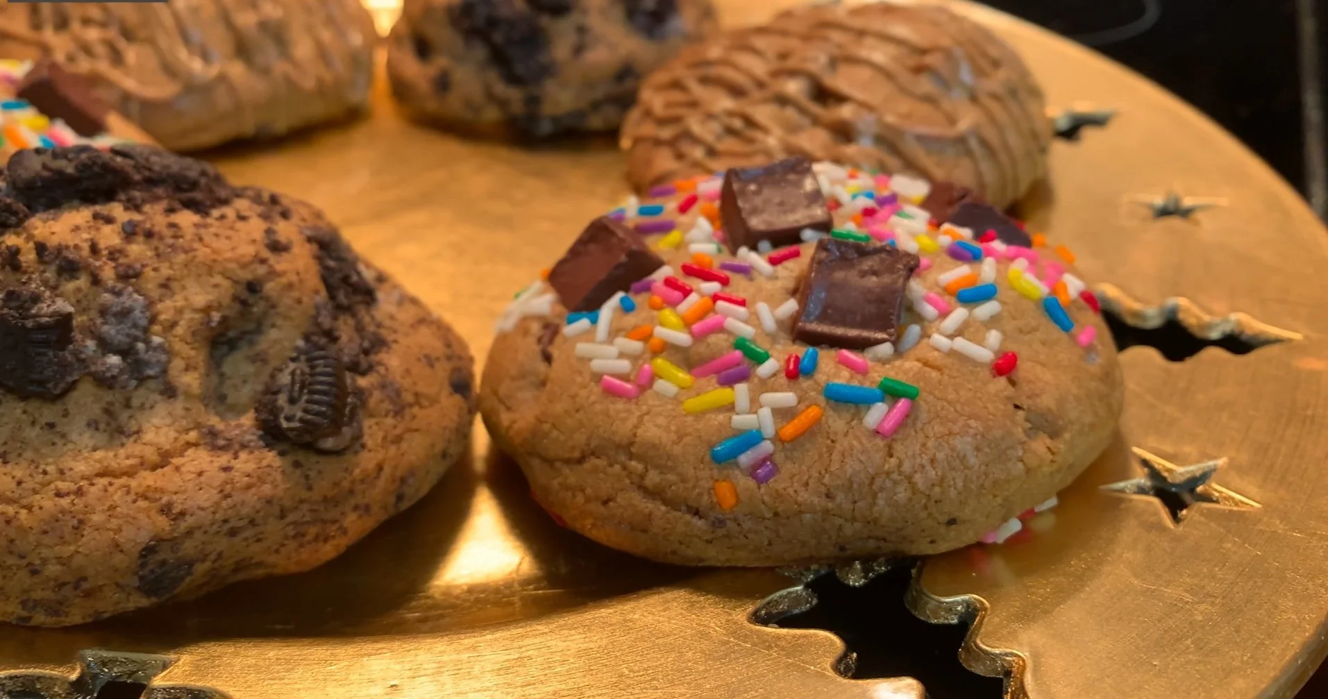 nutella stuffed cookies