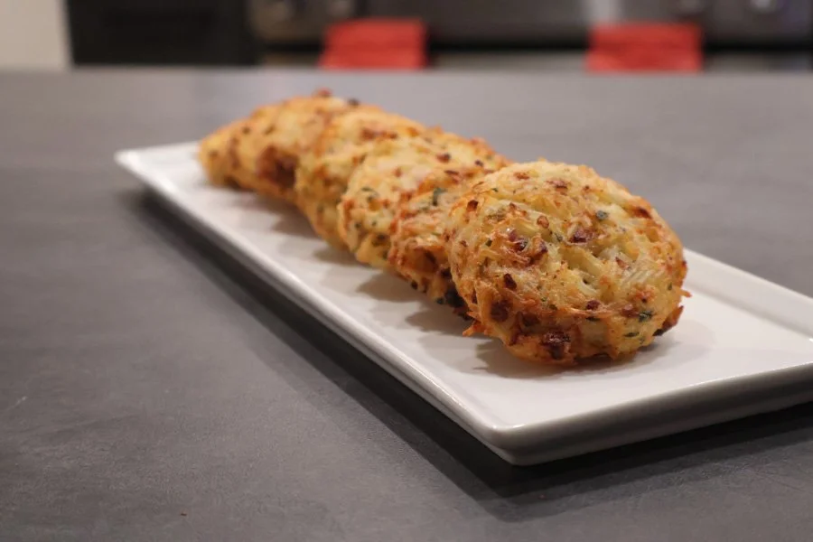 air fryer venezuelan rice fritters photo