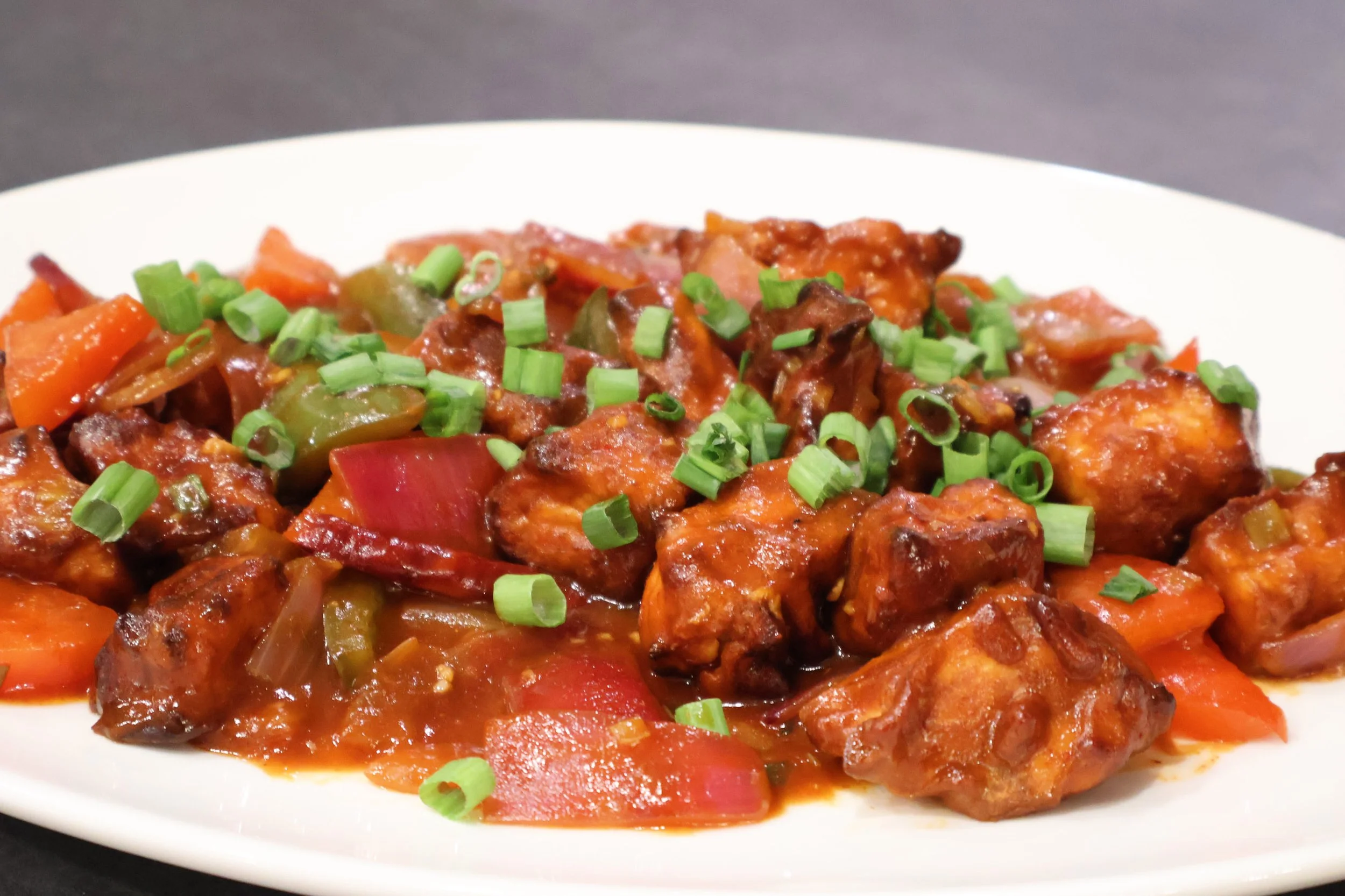 photo of air fryer chilli paneer