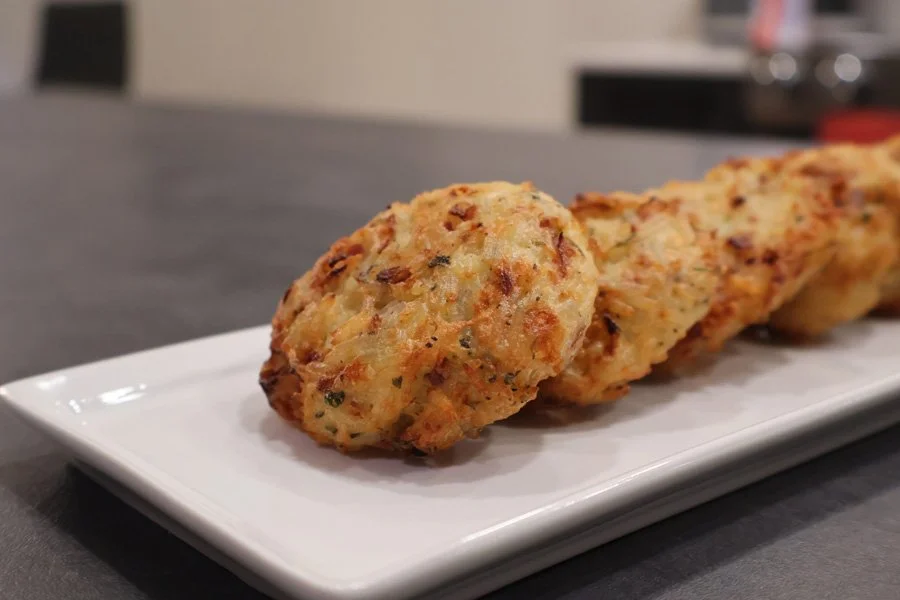 air fryer venezuelan rice fritters picture