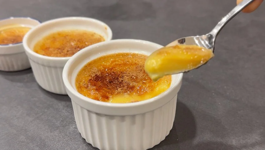 eggnog creme brulee