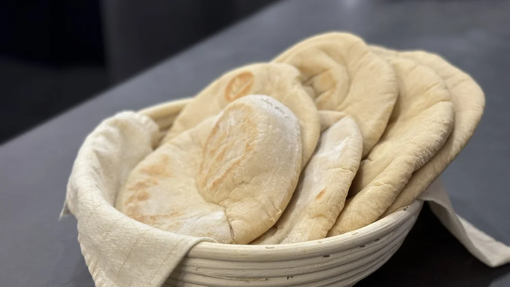 Authentic Soft Arabic Pita Bread Recipe for Shawarma (Stovetop and Oven