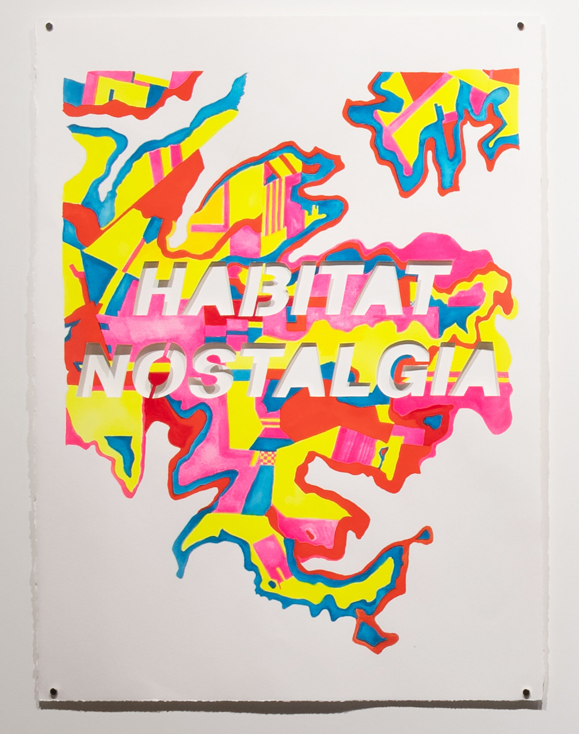 Habitat Nostalgia, watercolor on paper