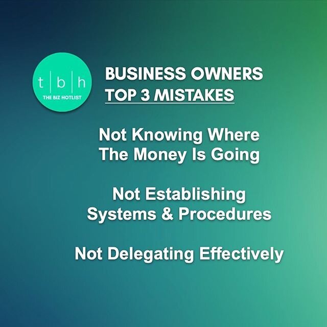 📣 BUSINESS OWNERS 📣 Check out our list of the TOP 3️⃣ Mistakes that business owners make! Correcting these issues will make your business STRONGER 💪 and more successful! &bull;
&bull;
&bull;
#businessstrategy #businesstips #smallbiztips #growyourb