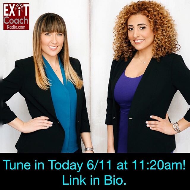 🔊Tune in TODAY 6/11 at 11:20am PST to The Exit Coach Radio Show @exitcoach where we will be discussing tips for Business Owners to help grow and protect the value of their businesses. 📈
&bull;
&bull;
#businesscoach #businessstrategy 
#buildyourbusi