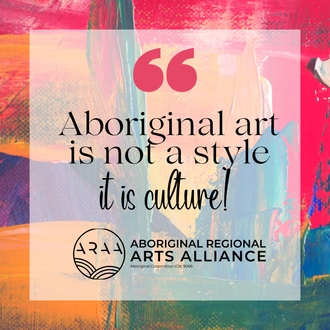 Aboriginal art is not a style it is culture
