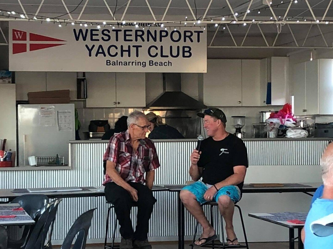 Great Presentation from Mr Jim Boyer, designer of the Taipan Class way back in the late 80s.. Jim discussed the whys and how&rsquo;s of how our boats came about and what with a few stories. Good to see Jim back sailing as well!