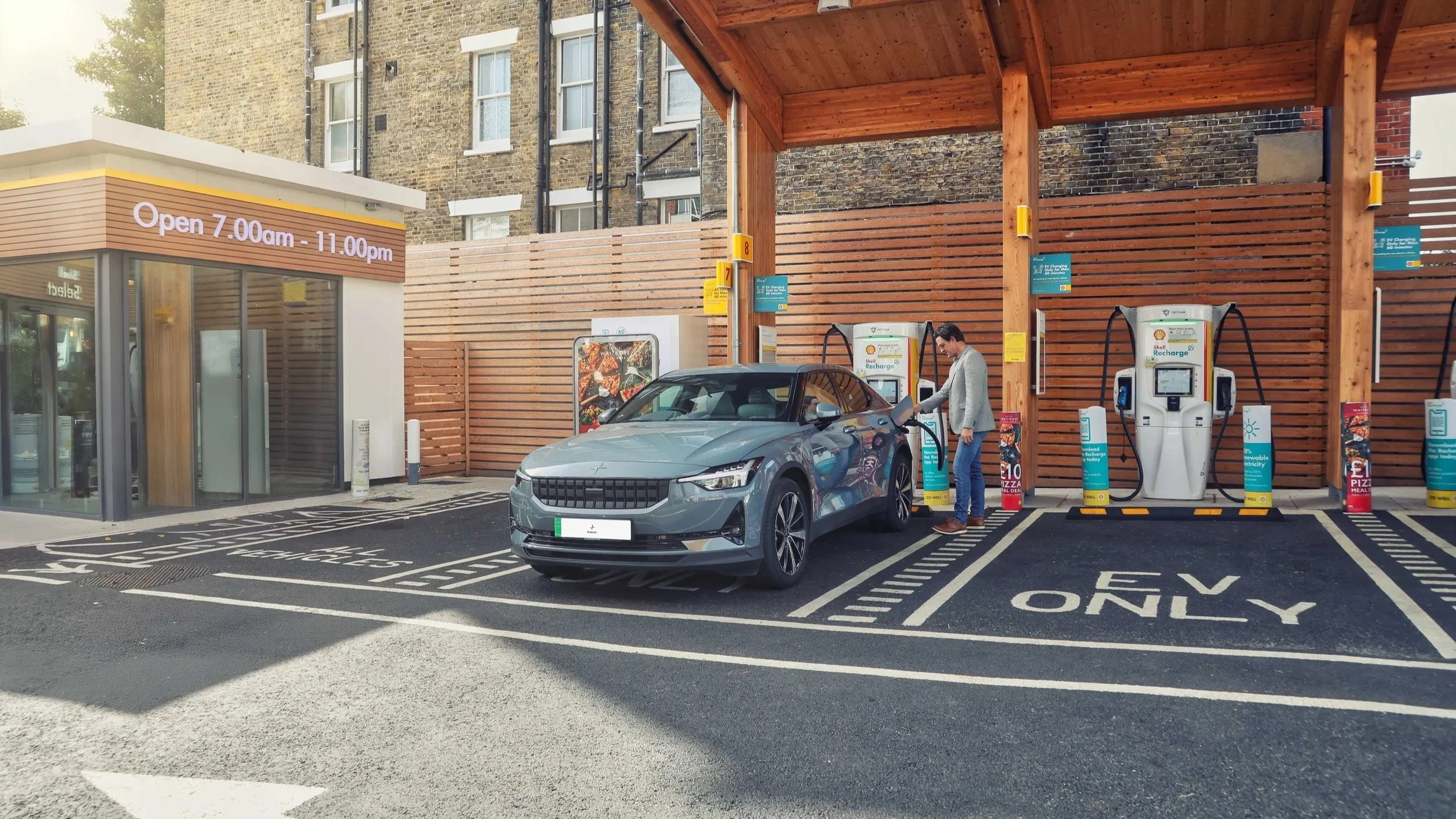 Hertz and Shell recharge