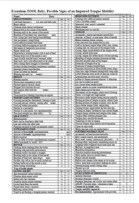 Frenulum-TOOL Baby, Márta Guóth-Gumberger, Daniela Karall