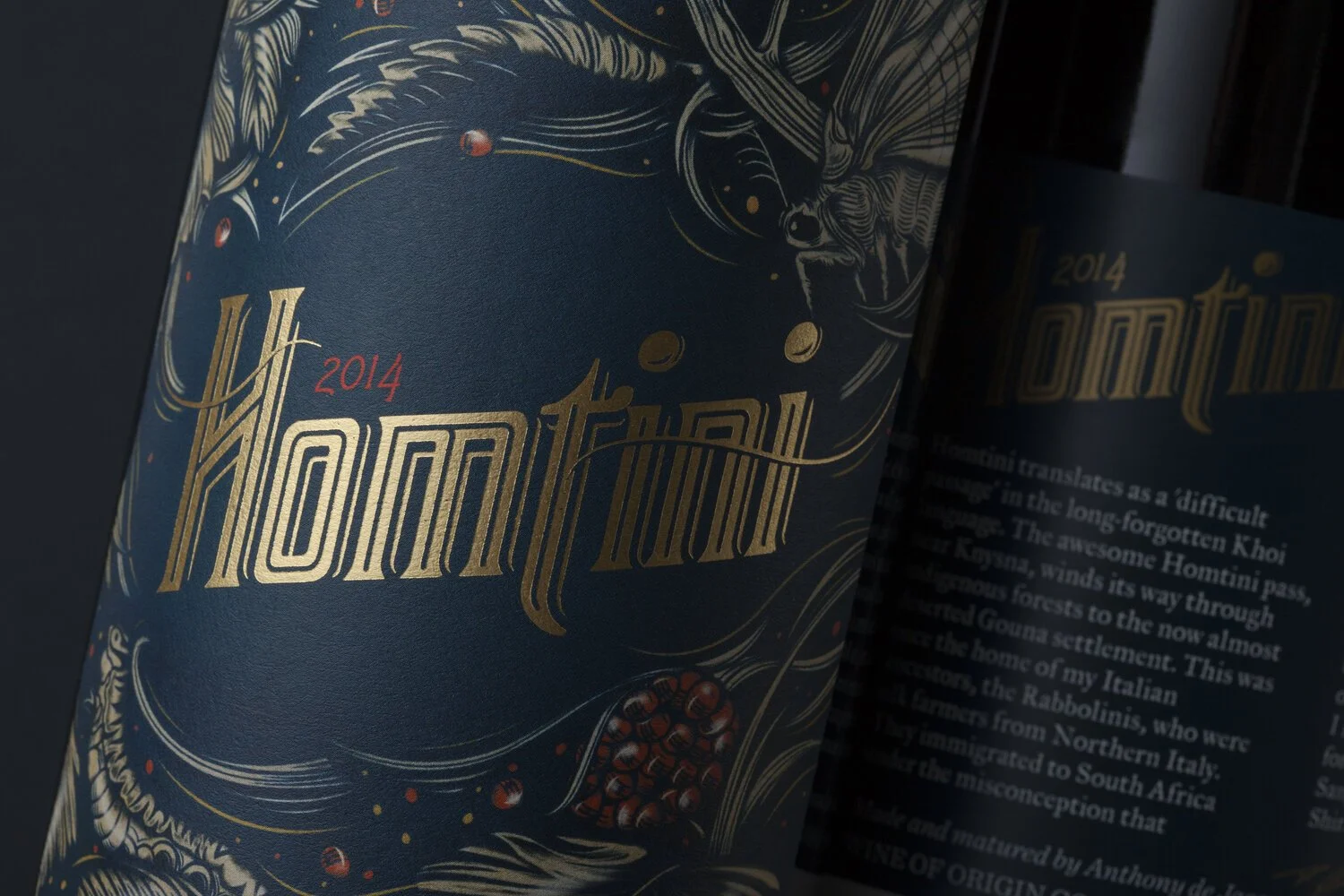 Homtini Wine Label