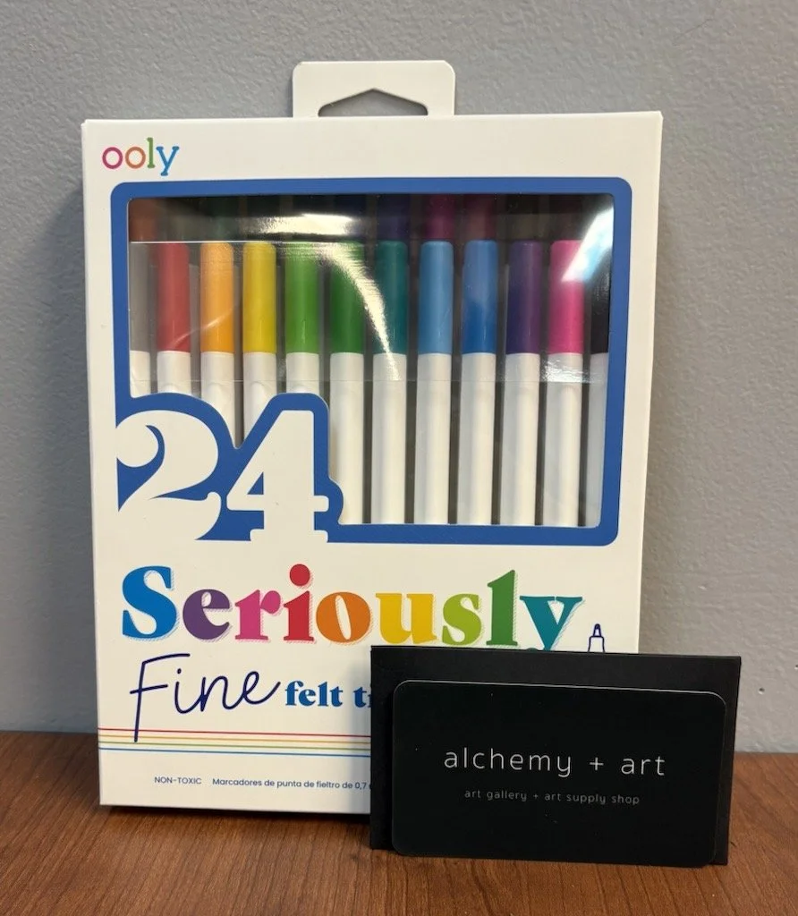 alchemy + art: gift card and Ooly felt tip pens
