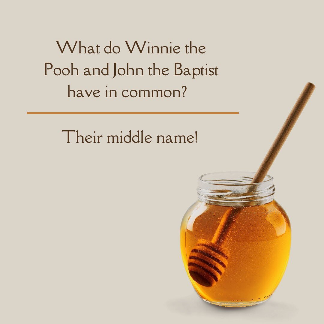 For those of us whose brains tend to work overtime in our faith, I&rsquo;m a firm believer &hellip; God loves a good laugh!

Who is wiser than Winnie the Pooh?  He could teach us a thing or two! 

About the joy of simple things like honey, friends an