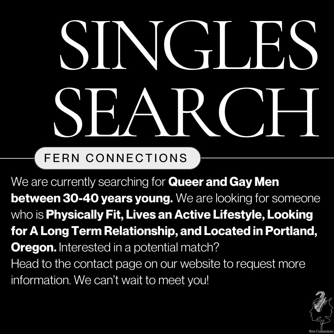 Advertisement seeking queer and gay men ages 30-40 in Portland, Oregon for long-term relationship, emphasizing physical fitness and active lifestyle.